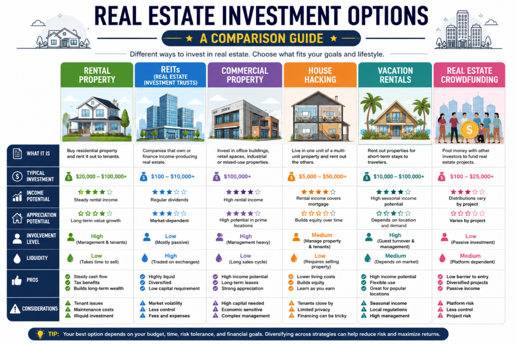 Ways to Invest in Real Estate