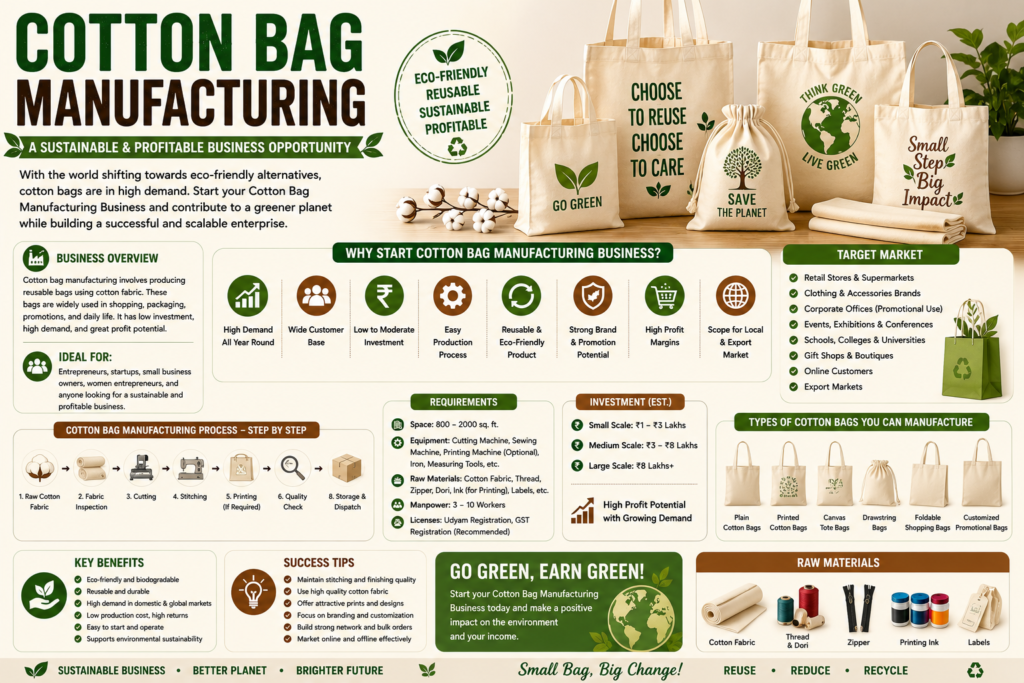 Cotton Bag Manufacturing